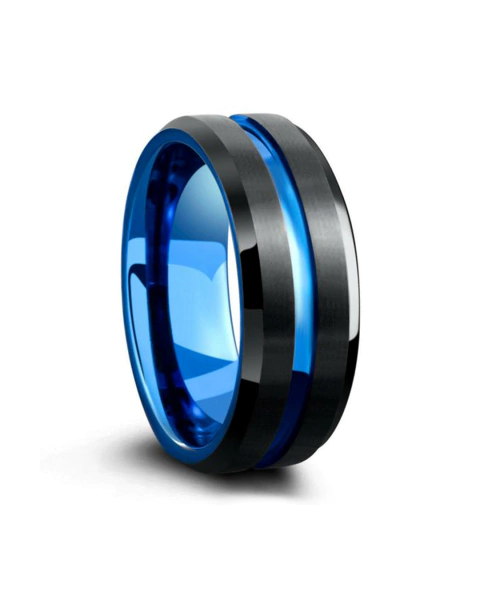 Anillo Tungsteno Blue