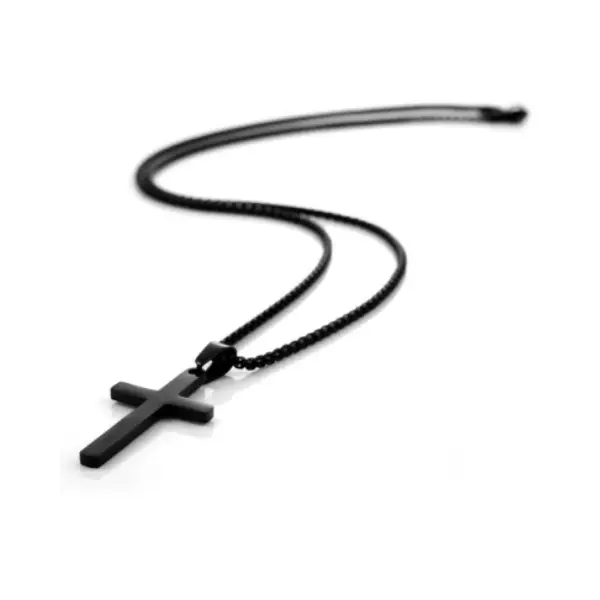 Cadena Crucifijo black